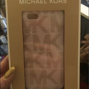 Michael Kors pink iPhone case